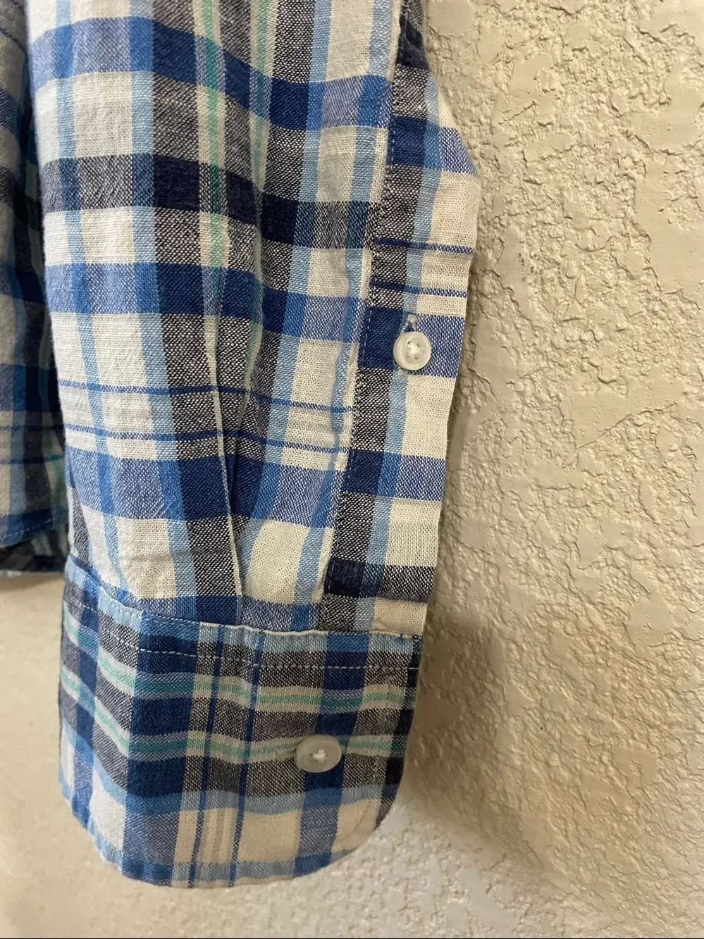 J. Crew Blue Plaid Button-Down Shirt
